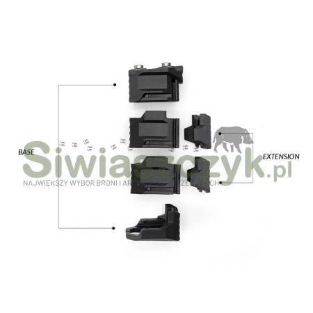 Moduł rozszerzający STRIKE INDUSTRIES Strike Stacked Angled 2-pak (SI-AR-CMS-SAF-EXT-FDE)-155903