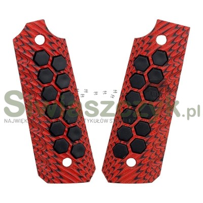 Chwyt TANDEMKROSS HiveBrid do Ruger Mark IV 22/45 red (TK26N0309RED1)-156834