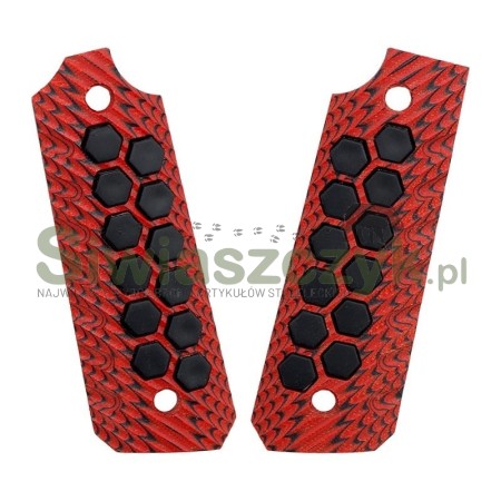 Chwyt TANDEMKROSS HiveBrid do Ruger Mark IV 22/45 red (TK26N0309RED1)-156834