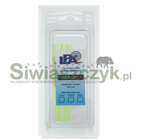 Światłowód LPA 1,5mm zielony (BFO15R)-156856