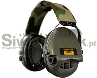 Ochronniki słuchu SORDIN Supreme Pro-X ZIELONE (75302-X-S)-156867