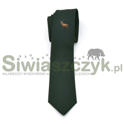 Krawat z motywem Jeleń (K03)-157970