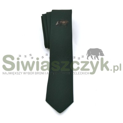 Krawat z motywem Dzik (K05)-157969