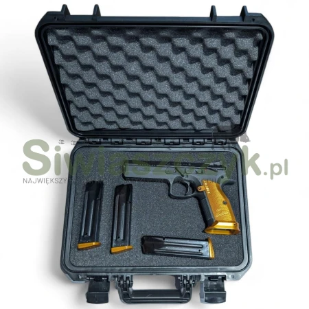 Walizka strong MEGALINE do broni krótkiej  2 Clips, Cover Egg Foam -158189