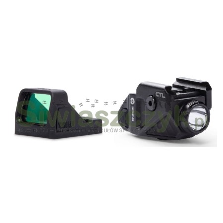 Zestaw VIRIDIAN kolimator RFX11 + latarka CTL do Hellcat Pro (VIR-RFX-CTL)-158197