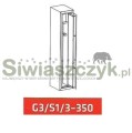 Szafa metalowa Novcan G3/S1/3-350 RAL9002-158321