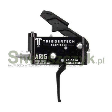 Mechanizm spustowy TRIGGERTECH AR15 Adaptable Flat PVD Black Single Stage-160125