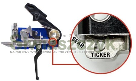 Mechanizm spustowy TRIGGERTECH AR15 Adaptable Flat PVD Black Single Stage-81df285be2e0e3b15e780baef5e61ae3