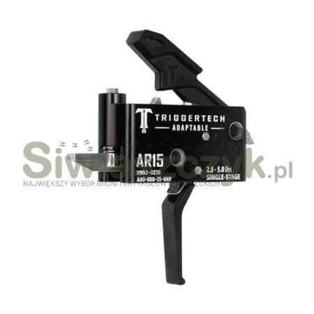 Mechanizm spustowy TRIGGERTECH AR15 Adaptable Flat PVD Black Single Stage-160227