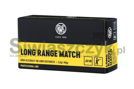 Amunicja RWS 22LR LONG RANGE MATCH 2,6g(40gr)-160366