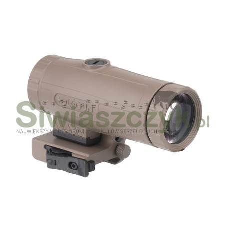 Powiększalnik HOLOSUN HM3X 3x Magnifier Flip & Picatinny QD FDE -160827