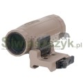 Powiększalnik HOLOSUN HM3X 3x Magnifier Flip & Picatinny QD FDE -160828