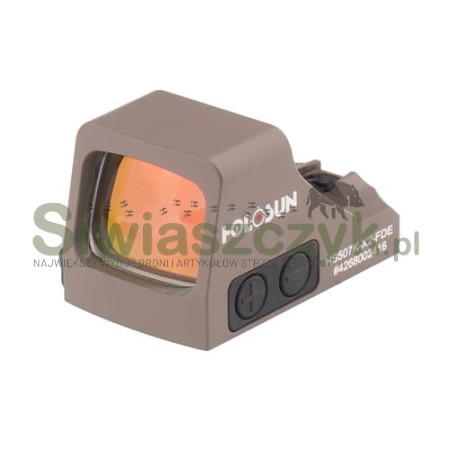 Kolimator HOLOSUN HS507K Open Reflex SubCompact Pistol Sight (HS507K-X2-FDE)-160833
