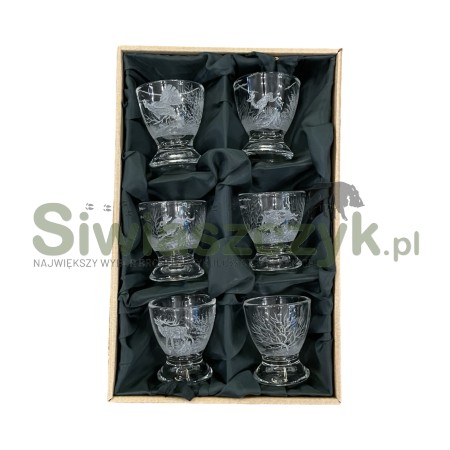 Zestaw VICTORIA ARTGLASS kieliszki do wódki 40ml-161107