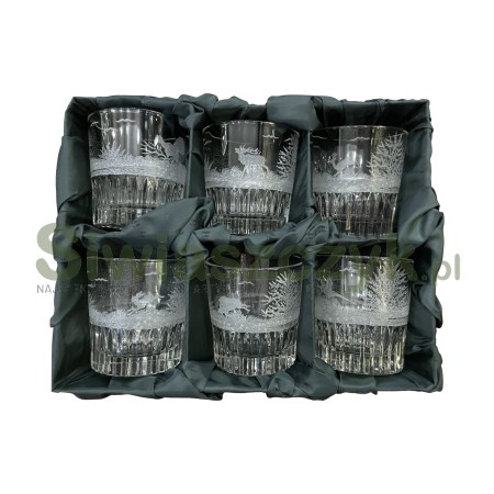 Zestaw VICTORIA ARTGLASS szklanki do whisky kryształowe-161105