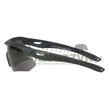 Okulary strzeleckie SWISS EYE Nighthawk Rubber Green (40293)-161783