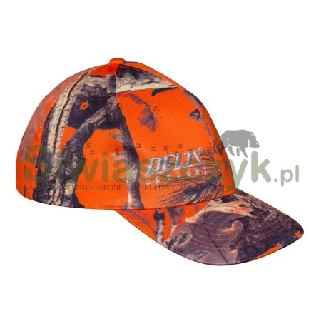 Czapka Delta Optical z daszkiem orange/camou-105136