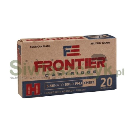Amunicja HORNADY 5,56Nato FMJ Frontier 3,56g(55gr)(FR200)-161889