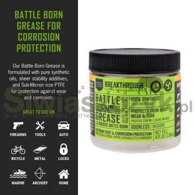 Smar BREAKTHROUGH Battle Born z cząsteczkami PTFE 118ml (4 oz.)-161975