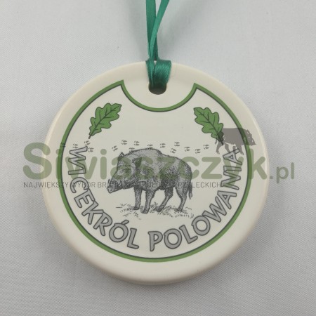 Medal ceramika z motywem myśliwskim-107982