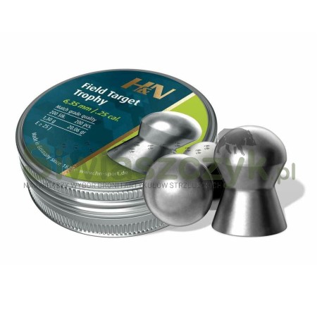 Śrut Diabolo H&N FIELD Target Trophy 6,35/200 1,30g(20,06gr)-124882