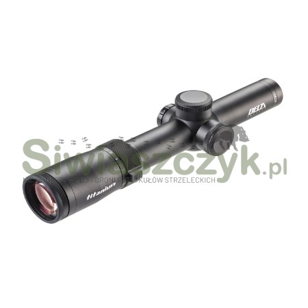 Luneta celownicza Delta Optical Titanium 1-5,8x24 FD 4MOA (DO-2417)-101202
