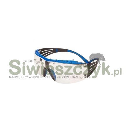 Okulary 3M SecureFit 400X niebieskie-115845