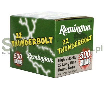 Amunicja REMINGTON kal .22 LR High Speed THUNDERBOLT RN 2,6g(40gr)(500szt.)-119856