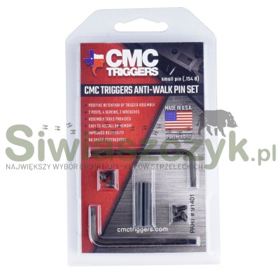 Zestaw pinów CMC TRIGGERS AR15/AR10 Anti-Walk Pin Set - 0,154" (91401)-162673