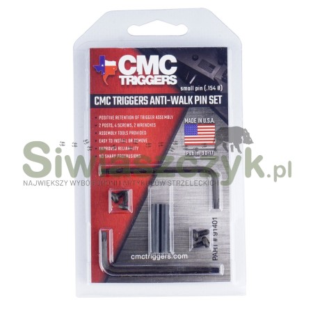 Zestaw pinów CMC TRIGGERS AR15/AR10 Anti-Walk Pin Set - 0,154" (91401)-162673