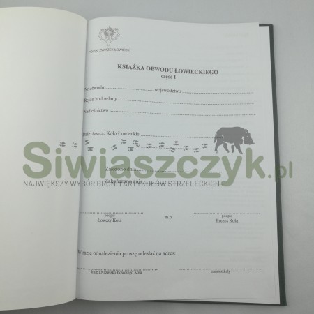 Książka obwodu łowieckiego cz. I - twarda -107988