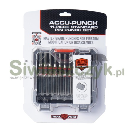 Zestaw wybijaków REAL AVID Accu-Punch 11 elementów Stal (AVAPK-S)-162898