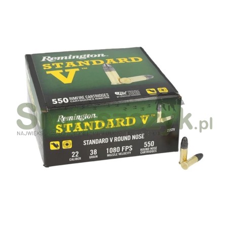 Amunicja REMINGTON kal .22 LR Standard V 2,5g(38gr) (550szt.)-162906