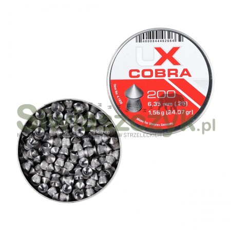 Śrut diabolo UMAREX Cobra Pointed Ribbed 6,35/200 1,56g(24,07gr)(4.1938)-162953