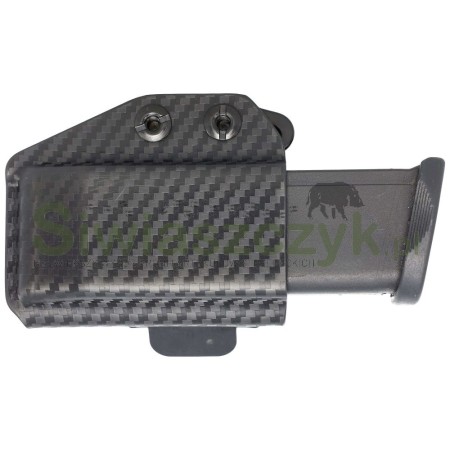 Ładownica CONCEALMENT EXPRESS IWB/OWB Kydex na magazynek dwurzędowy 9mm/40SW Carbon (CEX-198590)-163072