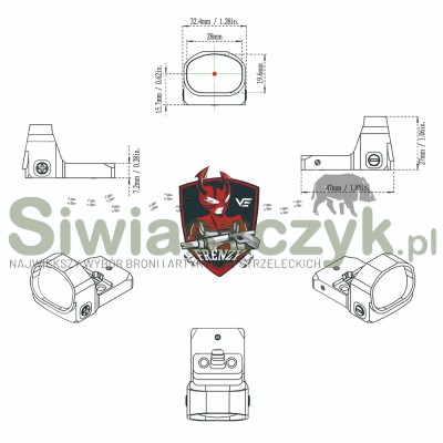 Kolimator VECTOR OPTICS Frenzy-X 1x20x28 (SCRD-35)-163151