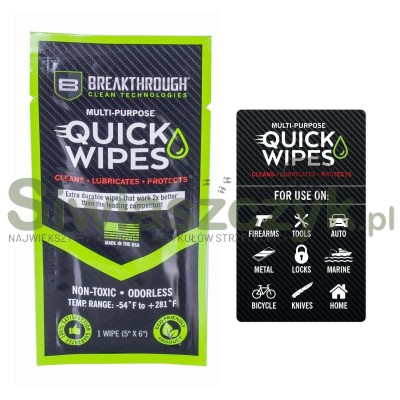 Ściereczki BREAKTHROUGH CLP 12 szt. Clean (BT-CLP-QW-12PK)-119398