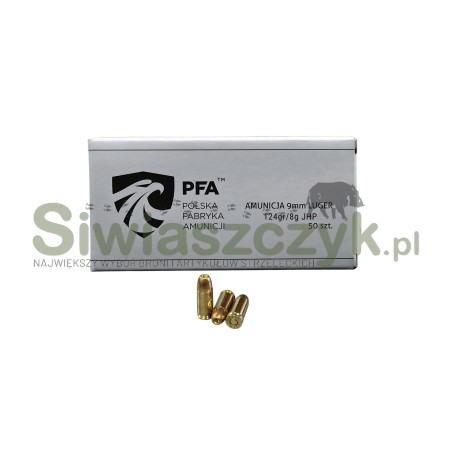 Amunicja PFA 9x19 JHP 8,00g (124gr)(50szt.)-163192
