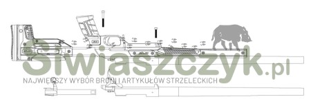Osada ORYX Chassis do broni TIKKA T1x ODG-e484d2ebc1498827446f04d87f962e72