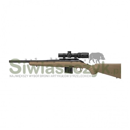 Luneta VORTEX Crossfire HD 1-4x24 30 mm iR Dead-Hold 2A BDC MOA -163233