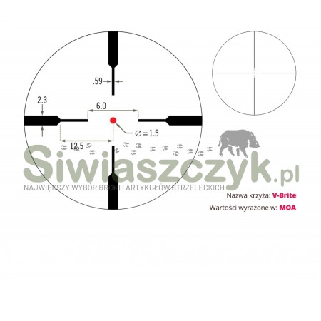 Luneta VORTEX Crossfire II Hog Hunter 3-12x56 -100702