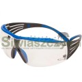 Okulary 3M SecureFit 400X bezbarwne/niebieska ramka-119051