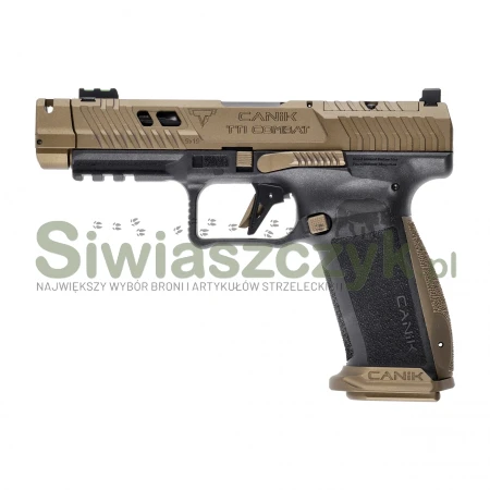 Pistolet CANIK TTI Combat brązowy kal.9x19-165238