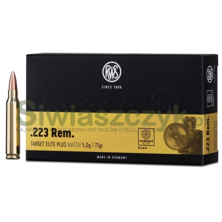 Amunicja RWS 223Rem Target Elite Plus 5,0g(77gr)-118741