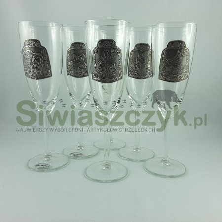 Szkło dekorowane c.100-6 kieliszków 90ml-103650