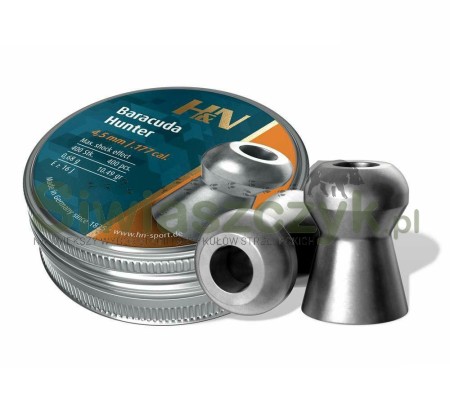 Śrut Diabolo H&N BARACUDA Hunter 4,5/400 0,68g(10,49gr)-120798
