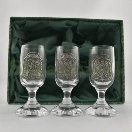 Szkło dekorowane JAGERGLASS c.26- 6 kieliszków 30ml-106655