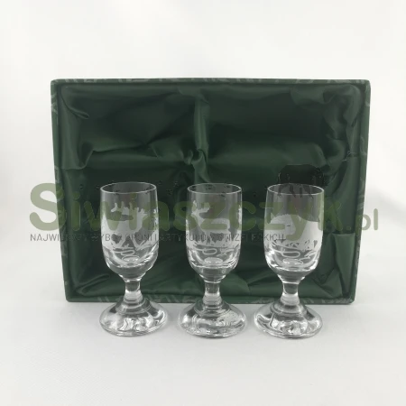 Szkło dekorowane JAGERGLASS c.26- 6 kieliszków 30ml-107511