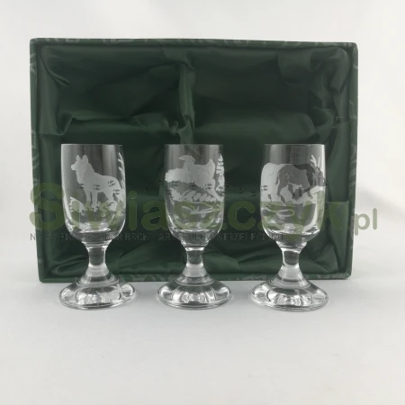 Szkło dekorowane JAGERGLASS c.26- 6 kieliszków 30ml-107512