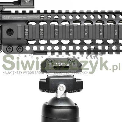 Adapter STRIKE INDUSTRIES Picatinny/Arca oraz 1/4" i 3/8" QD Sling (SI-ARCA-TRI-PADA-BK)-165492
